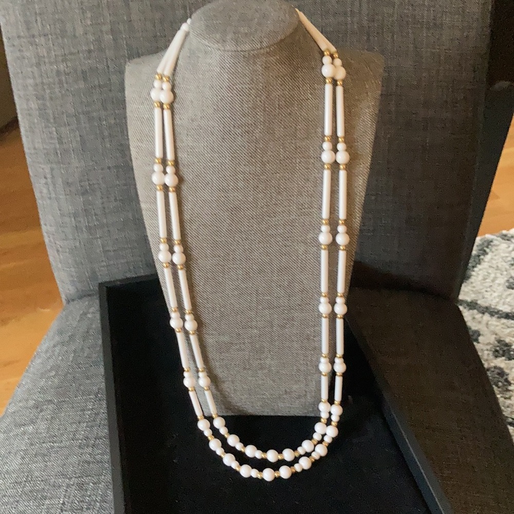 Vintage Trifari Double Strand Necklace